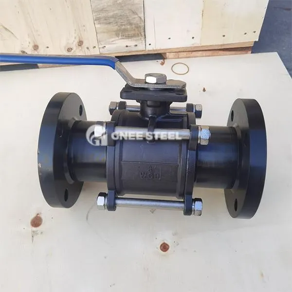 Ugljični čelik 3- komad kuglični ventil